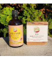 Rose cosmetics kit  - argan oil and Rosa soap