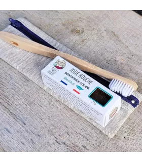 Kit de transport pour dentifrice et brosse à dents