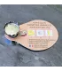 Porte savon minimaliste - magnétique - support cranté