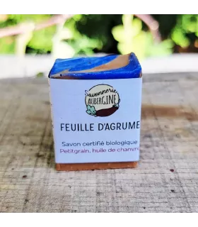 Mini Organic and natural soap - petitgrain bigarade (bitter orange)