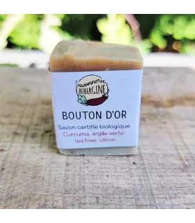 Mini Organic and natural soap - tea tree and lemon