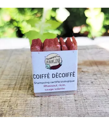 Mini Savon shampoing solide bio et naturel au rhassoul et sauge
