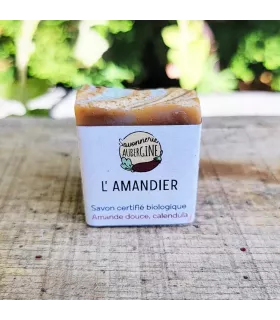 Organic and natural mini soap - sweet almond oil, orange and calendula