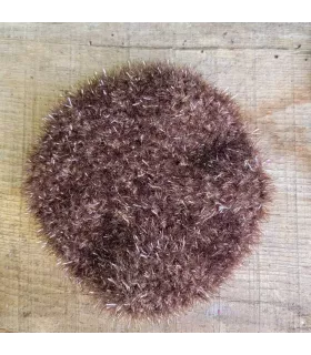 Eponge grattante longue vie couleur café