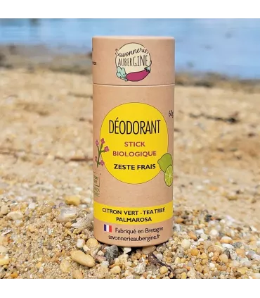 Déodorant solide citron vert - Zeste frais
