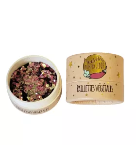 Paillettes Aubergine ★  La Panthère Rose ★ végétales biodégradables