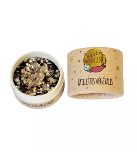Paillettes Aubergine ★  Lune Rousse ★ végétales biodégradables