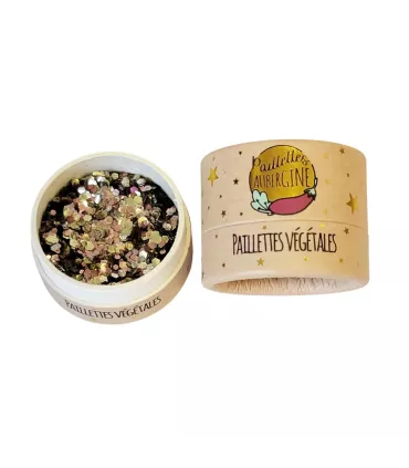 Paillettes Aubergine ★  Lune Rousse ★ végétales biodégradables