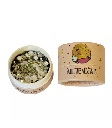 Paillettes Aubergine ★  Chevalier d'Argent ★ végétales biodégradables