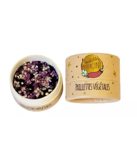 Paillettes Aubergine ★  Mystère de Minuit ★ végétales biodégradables