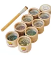 Kit paillettes Etoiles (8 paillettes+karité+pinceau)