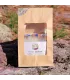 Coffret Lumière - savon feuille d'agrumes et porte savon bois Jura