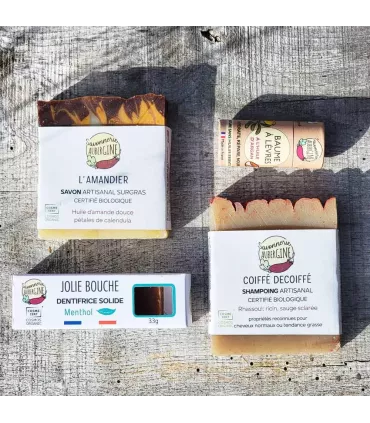 Zero waste solid cosmetics kit