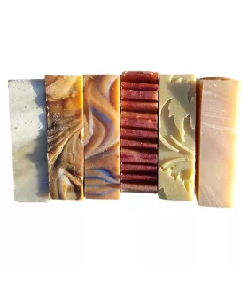 Coffret Furoshiki 6 savons naturels et bio surgras - cadeau