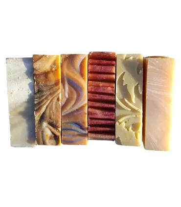 Coffret Furoshiki 6 savons naturels et bio surgras - cadeau