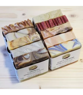 Set of 10 cold processed soaps