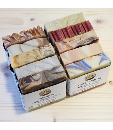 Set of 10 cold processed soaps