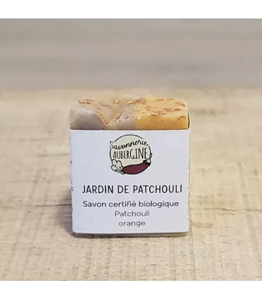 Mini Organic and natural soap with patchouli oil