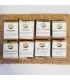 Set of 8 old processed mini soaps