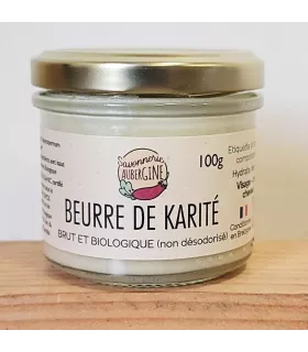 Beurre de karité biologique, brut, équitable 100g