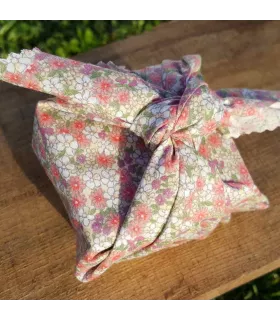 Coffret Furoshiki 3 savons naturels et bio surgras - cadeau