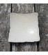 Soap holder white colour with raku style for bath or shower
