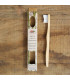 Bamboo toothbrush vegan - medium model - out of castor bean oil