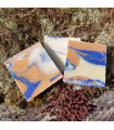 Slices of Feuille d'Agrume soap