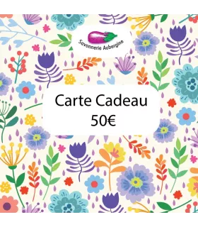 Carte cadeau pour découvrir toute une gamme de cosmétiques solides