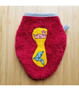 Hemp exfoliating glove
