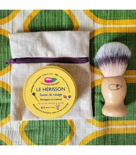 Mister shaving kit vegan badge organic soap and soap pocket