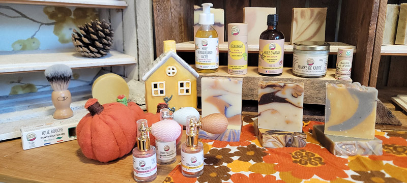 Savons naturels artisanaux fabriqués en Bretagnee in Brittany