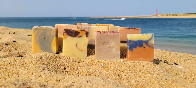 Savonnerie Aubergine - Été sur la plage